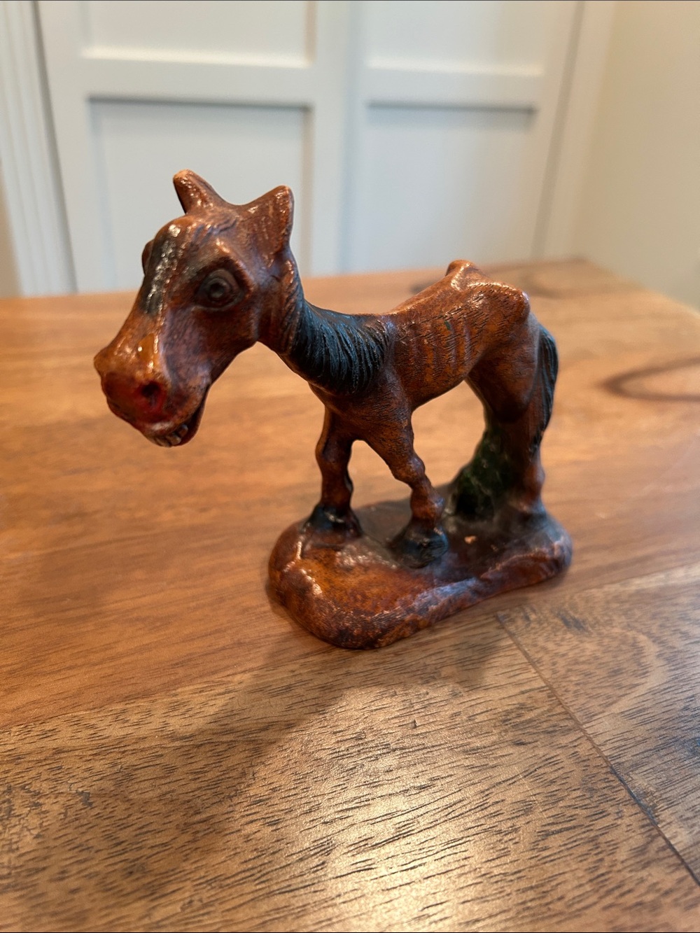Rare, Vintage, Syroco “Hungry Horse” Figurine from 1940’s